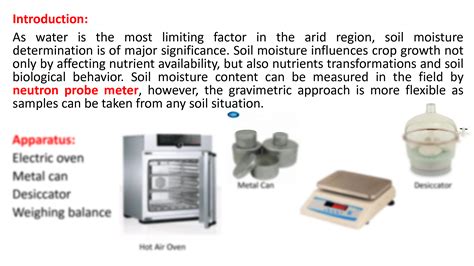 application of gravimetric method|gravimetric method for moisture content.